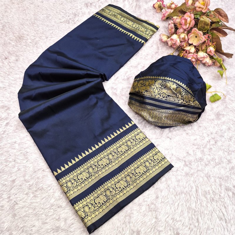Narayan Pet Vol 1 By Aab Soft Silk Zari Weaving Saree 